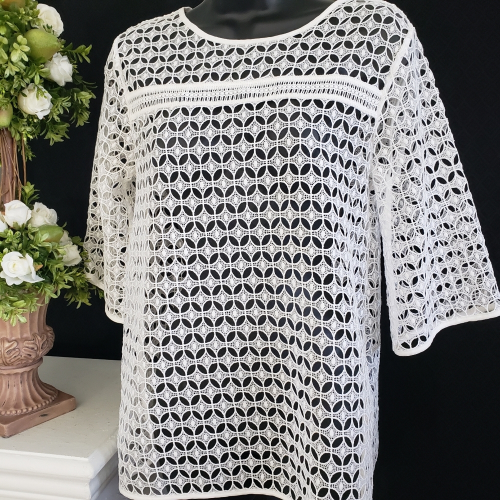 Loft Mesh Lace Balletcore Softgirl Crochet Sheer…